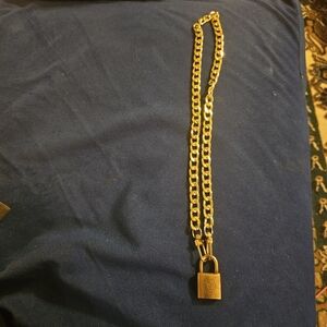 Louis Vuitton Gold Padlock Charm